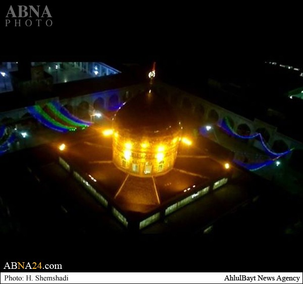 عکس/ نمایی زیبا از بلندایِ مناره حرم حضرت زینب(س)