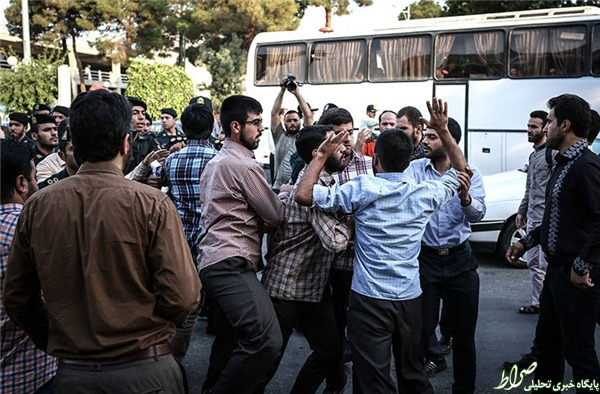 تصاویر/ درگیری هنگام ورود فابیوس به تهران