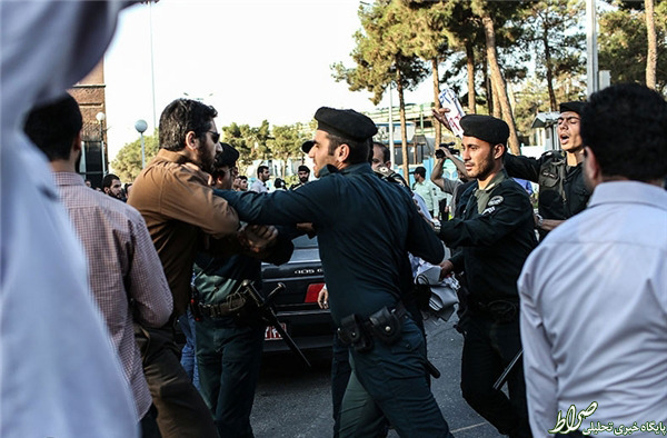 تصاویر/ درگیری هنگام ورود فابیوس به تهران
