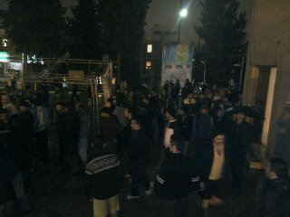 تجمع اعتراضی دانشجویان کوی دانشگاه تهران+عکس