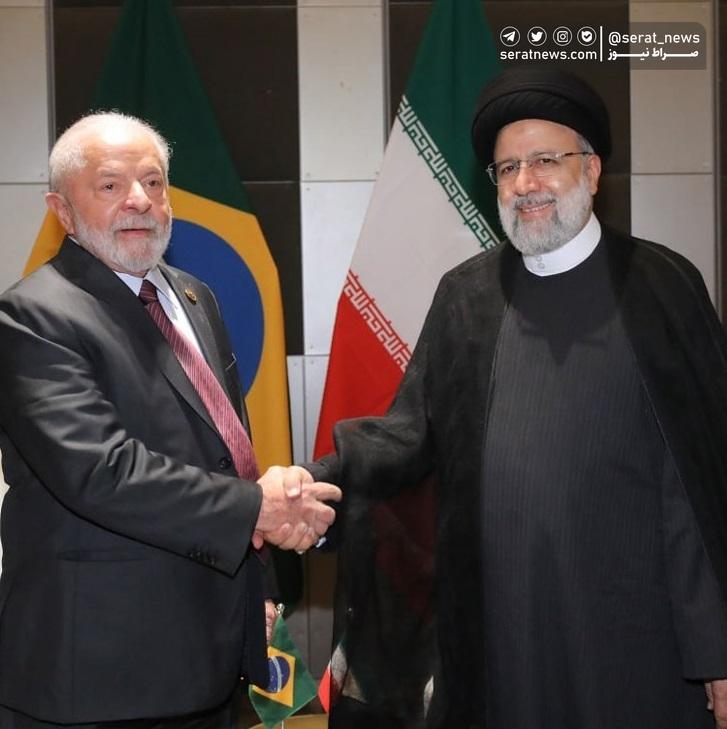 دیدار روسای جمهوری ایران و برزیل (عکس)